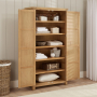 Marbury Oak Double Shaker Linen Cupboard