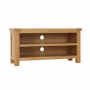 Marbury Oak Small TV Unit Stand – Up to 50” TV Size