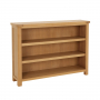 Marbury Oak Wide Low Large Bookcase