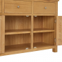 Marbury Oak Extra Large 4 Drawer 4 Door Sideboard