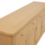 Marbury Oak Extra Large 4 Drawer 4 Door Sideboard