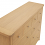 Marbury Oak Extra Large Jumbo 10 Drawer Chest