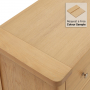 Marbury Oak Extra Large Jumbo 10 Drawer Chest