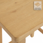 Marbury Oak Low Bar Counter Stool