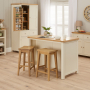 Marbury Oak Low Bar Counter Stool