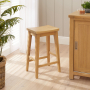 Marbury Oak Low Bar Counter Stool