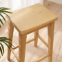 Marbury Oak Low Bar Counter Stool