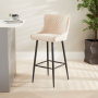 Paloma Honeycomb Bar Stool – Champagne Velvet