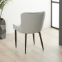 Paloma Honeycomb Dining Chair – Grey Velvet