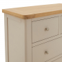 Marbury Putty Grey Painted 2 over 3 Drawer Chest