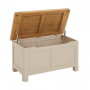 Marbury Putty Grey Painted Blanket Bedding Box