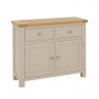 Marbury Putty Grey Painted Medium 2 Door 2 Drawer Sideboard