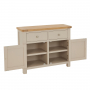 Marbury Putty Grey Painted Medium 2 Door 2 Drawer Sideboard