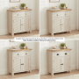 Marbury Putty Grey Painted Compact Small Sideboard