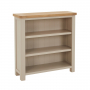 Marbury Putty Grey Painted Small Low Bookcase