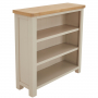 Marbury Putty Grey Painted Small Low Bookcase