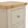 Marbury Putty Grey Painted 2 Drawer Slim Bedside Table