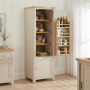 Marbury Putty Grey Painted Single Kitchen Larder Pantry Cupboard