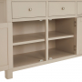 Marbury Putty Grey Painted Extra Large 4 Drawer 4 Door Sideboard