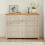 Marbury Putty Grey Painted Extra Large Jumbo 10 Drawer Chest