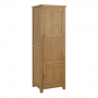 Cotswold Rustic Smoked Oak Single Kitchen Larder Pantry Cupboard