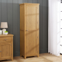 Cotswold Rustic Smoked Oak Single Shaker Kitchen Pantry Cupboard