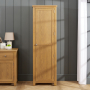 Cotswold Rustic Smoked Oak Single Shaker Kitchen Pantry Cupboard