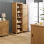 Cotswold Rustic Smoked Oak Single Shaker Kitchen Pantry Cupboard