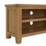 Cotswold Rustic Smoked Oak Small TV Unit – Up to 50” TV Size