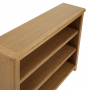 Cotswold Rustic Smoked Oak Wide Low Bookcase