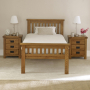 Rustic Solid Oak 3ft Single Bed