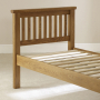 Rustic Solid Oak 3ft Single Bed