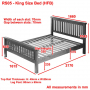 Rustic Solid Oak 5ft King Size Bed