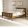 Rustic Solid Oak 6ft Super King Size Bed