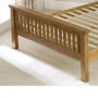 Rustic Solid Oak 6ft Super King Size Bed