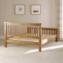 Rustic Solid Oak 5ft King Size Bed