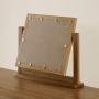 Rustic Oak Vanity Mirror