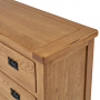 Rustic Oak 2 over 2 Drawer Chest of Drawers