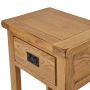 Rustic Oak Small Hall Console Table