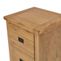 Rustic Oak Filing Cabinet