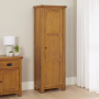 Rustic Oak Single Shaker Kitchen Pantry Cupboard