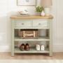 Marbury Sage Green Painted 2 Drawer Hall Console Table