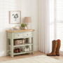 Marbury Sage Green Painted 2 Drawer Hall Console Table