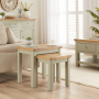 Marbury Sage Green Nest of 2 Side Tables