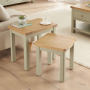 Marbury Sage Green Nest of 2 Side Tables