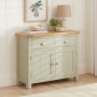 Marbury Sage Green Painted Medium 2 Door 2 Drawer Sideboard