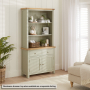 Marbury Sage Green Painted Medium 2 Door 2 Drawer Sideboard