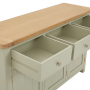 Marbury Sage Green Painted Large 3 Drawer 3 Door Sideboard