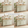 Marbury Sage Green Painted Large 3 Drawer 3 Door Sideboard