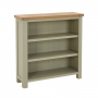 Marbury Sage Green Painted Small Low Bookcase